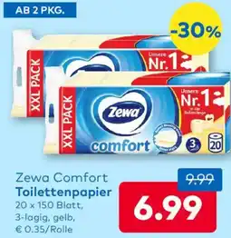 T&G Zewa Comfort Toilettenpapier Angebot