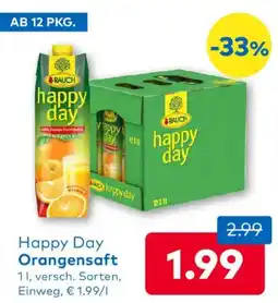 T&G Happy Day Orangensaft Angebot