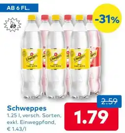 T&G Schweppes Angebot