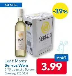 T&G Lenz Moser Servus Wein Angebot
