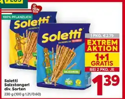 Billa Soletti Salzstangerl div. Sorten Angebot