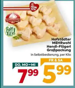 Billa Hofstädter MEHRwohl Hendl-Flügerl Großpackung Angebot
