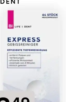 Bipa Bi Life Dent Express Gebissreiniger Tabs Angebot