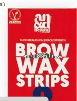 Bipa A.N.D. Beauty Augenbrauen Kaltwachsstreifen Angebot