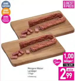 Sutterlüty Metzgerei Walser Landjäger Angebot