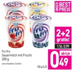 Sutterlüty fru fru Sauermilch mit Frucht Angebot