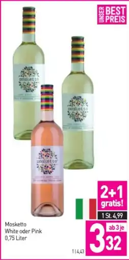 Sutterlüty Mosketto White oder Pink Angebot