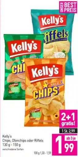 Sutterlüty Kellys Chips Ofenchips oder Riffels Angebot