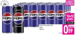 Sutterlüty Pepsi Cola oder Zero Angebot