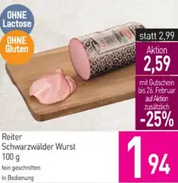 Sutterlüty Reiter Schwarzwälder Wurst Angebot