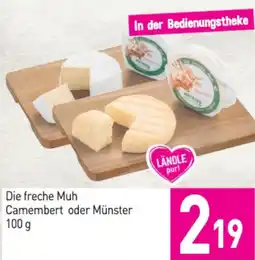 Sutterlüty Die freche Muh Camembert oder Münster Angebot