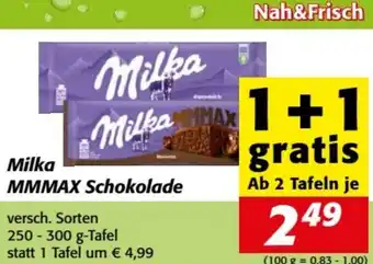 Milka mmmax schokolade