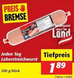 Nah&Frisch Jeden Tag Leberstreichwurst Angebot