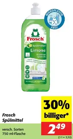 Nah&Frisch Frosch Spülmittel Angebot