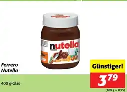 Nah&Frisch Ferrero Nutella Angebot