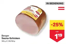 MPreis Sauna Schinken Angebot