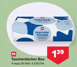 MPreis Taschentücher Box Angebot