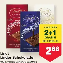 MPreis Lindt Lindor Schokolade Angebot