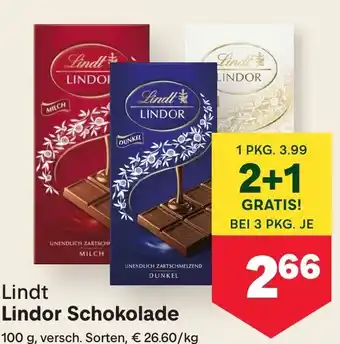 MPreis Lindt Lindor Schokolade Angebot