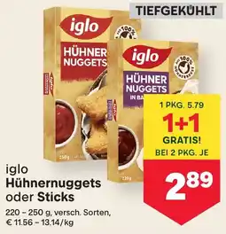 MPreis Iglo Hühnernuggets oder Sticks Angebot