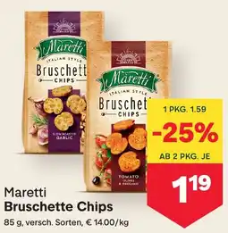 MPreis Maretti Bruschette Chips Angebot