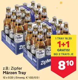 MPreis z.B.: Zipfer Märzen Tray Angebot