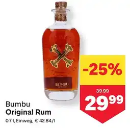 MPreis Bumbu Original Rum Angebot
