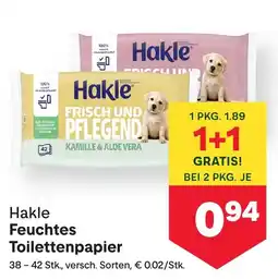 MPreis Hakle Feuchtes Toilettenpapier Angebot