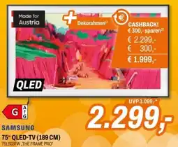 Expert SAMSUNG 75" QLED-TV Angebot