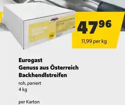 Eurogast Grissemann Eurogast Genuss aus Österreich Backhendlstreifen Angebot