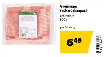 Eurogast Grissemann Greisinger Frühstücksspeck Angebot