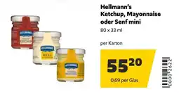 Eurogast Grissemann Hellmann's Ketchup, Mayonnaise oder Senf mini Angebot