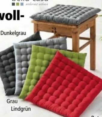 Norma Baumwoll Sitzkissen Angebot