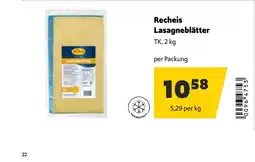 Eurogast Grissemann Lasagneblätter Angebot