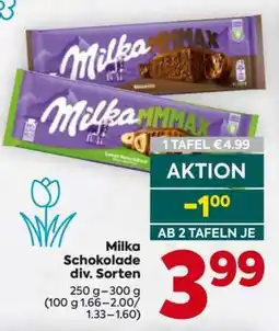 Billa Milka Schokolade div. Sorten Angebot