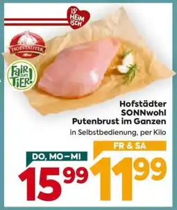 Billa Hofstädter SONNwohl Putenbrust im Ganzen Angebot