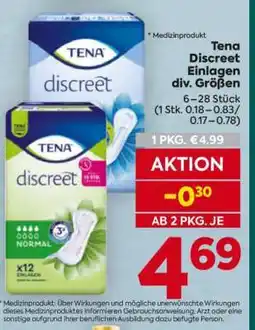 Billa Tena discreet Einlagen div. Größen Angebot