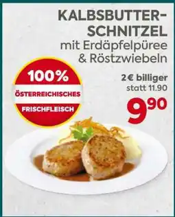 Billa KALBSBUTTER-SCHNITZEL Angebot