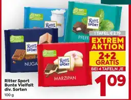 Billa Ritter Sport Bunte Vielfalt div. Sorten Angebot