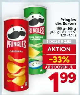 Billa Pringles div. Sorten Angebot