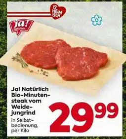 Billa Ja! Natürlich Bio-Minutensteak vom Weidejungrind° Angebot