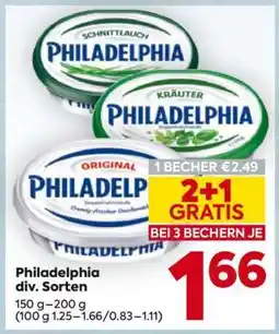 Billa Philadelphia div. Sorten Angebot