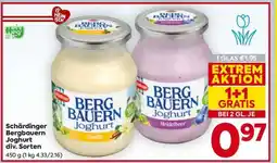 Billa Schärdinger Bergbauern Joghurt div. Sorten Angebot
