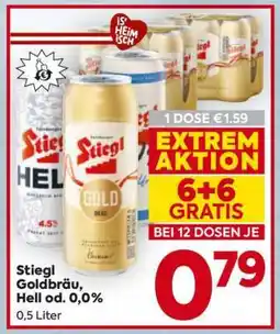 Billa Stiegl Goldbräu, Hell od. 0,0% Angebot