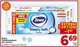 Billa Zewa Toilettenpapier div. Sorten Angebot