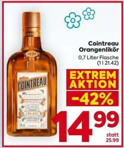 Billa Cointreau Orangenlikoer Angebot