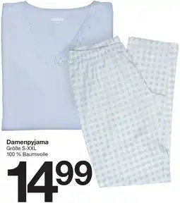 Zeeman Damenpyjama Angebot