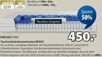 Taschenfederkernmatratze besso