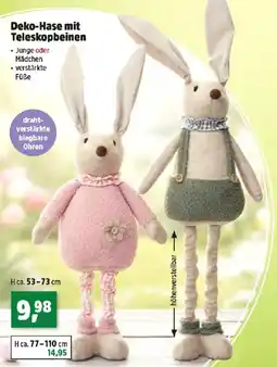Thomas Philipps Deko Hase mit Teleskopbeinen Angebot
