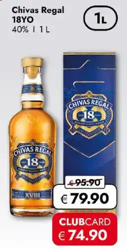 Travel FREE Chivas regal 18yo Angebot